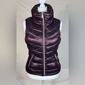 GUC Calvin Klein Performance Women’s Burgundy Puffer Vest Size Medium